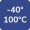 -40° - 100° without load capacity reduction