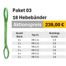 SpanSet Hebebandpaket 18-teilig
