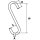 S-Hook, high-strength, open shape, large version, WLL 250 kg
