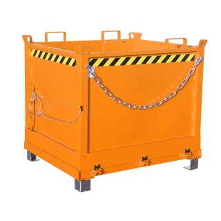 Klappbodenbehälter FB 1500, lackiert, Mausgrau