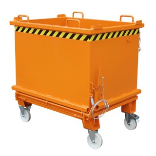 Klappbodenbehälter SB 1000, lackiert, Gelborange