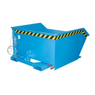 Chip tipping container type GU-E 0.75 painted, RAL 5012 light blue
