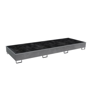 Shelf Sump with PE Inlay RW-GR PE 3550 x 1315 x 360 hot-dip galvanized